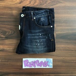 Represent Clo Destroyer Denim - Paint Blue size 34